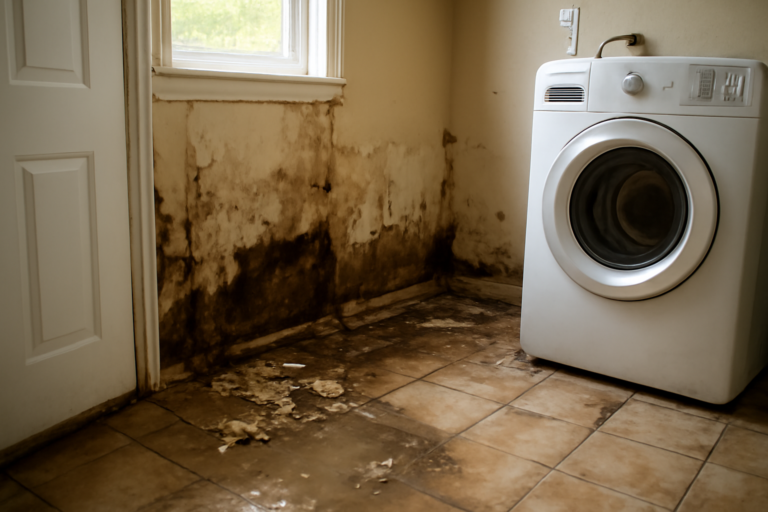 Laundry Room Water Damage Restoration