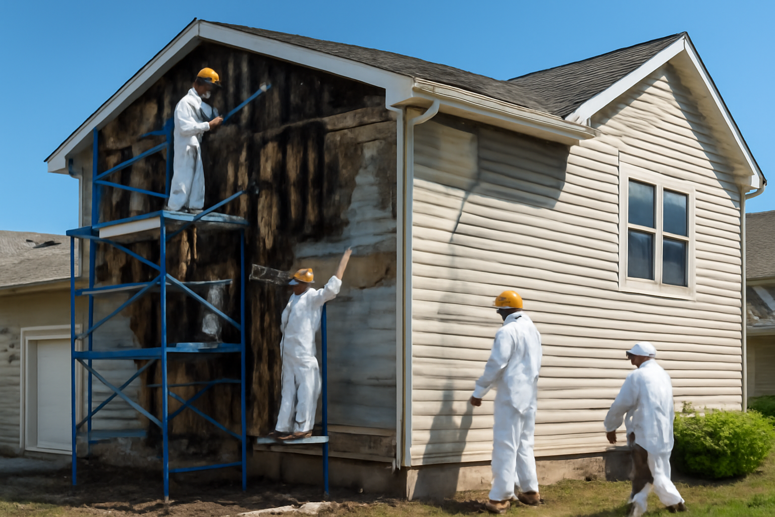 Fire damage restoration service